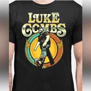 Luke Combs Black Graphic T-Shirt Stadium Tour 2022